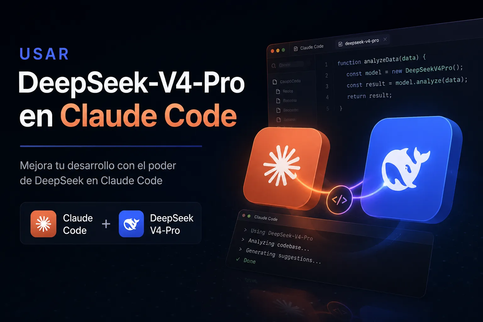 Claude Code con DeepSeek V4: 10 veces más barato y el mismo rendimiento